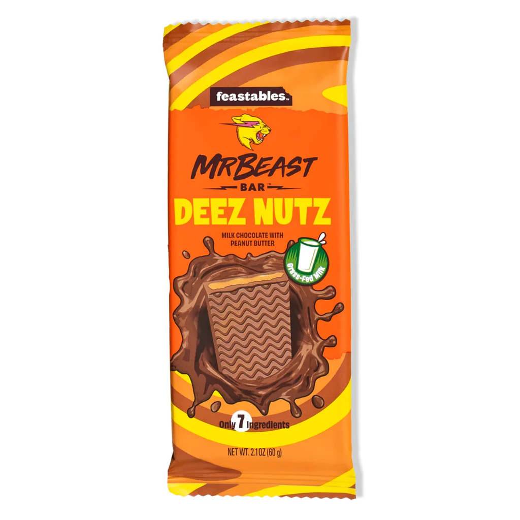 MrBeast Peanut Butter Milk Chocolate 60g (1x10)