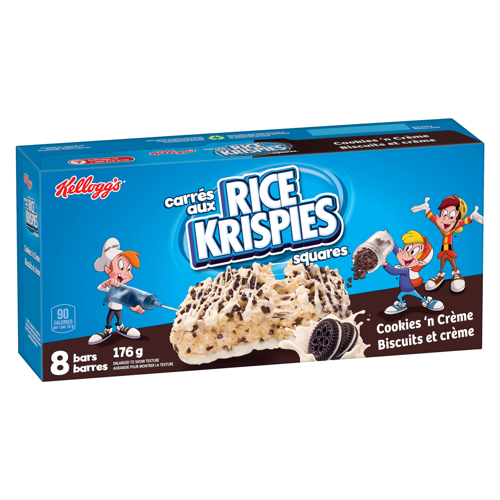 Rice Krispies Squares Chocolate Chip Cookie Dough 176g (1x12)