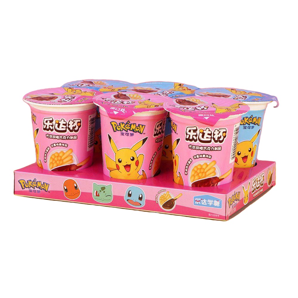 Pokemon Chocolate Cups Asia 25g (1x6x8)