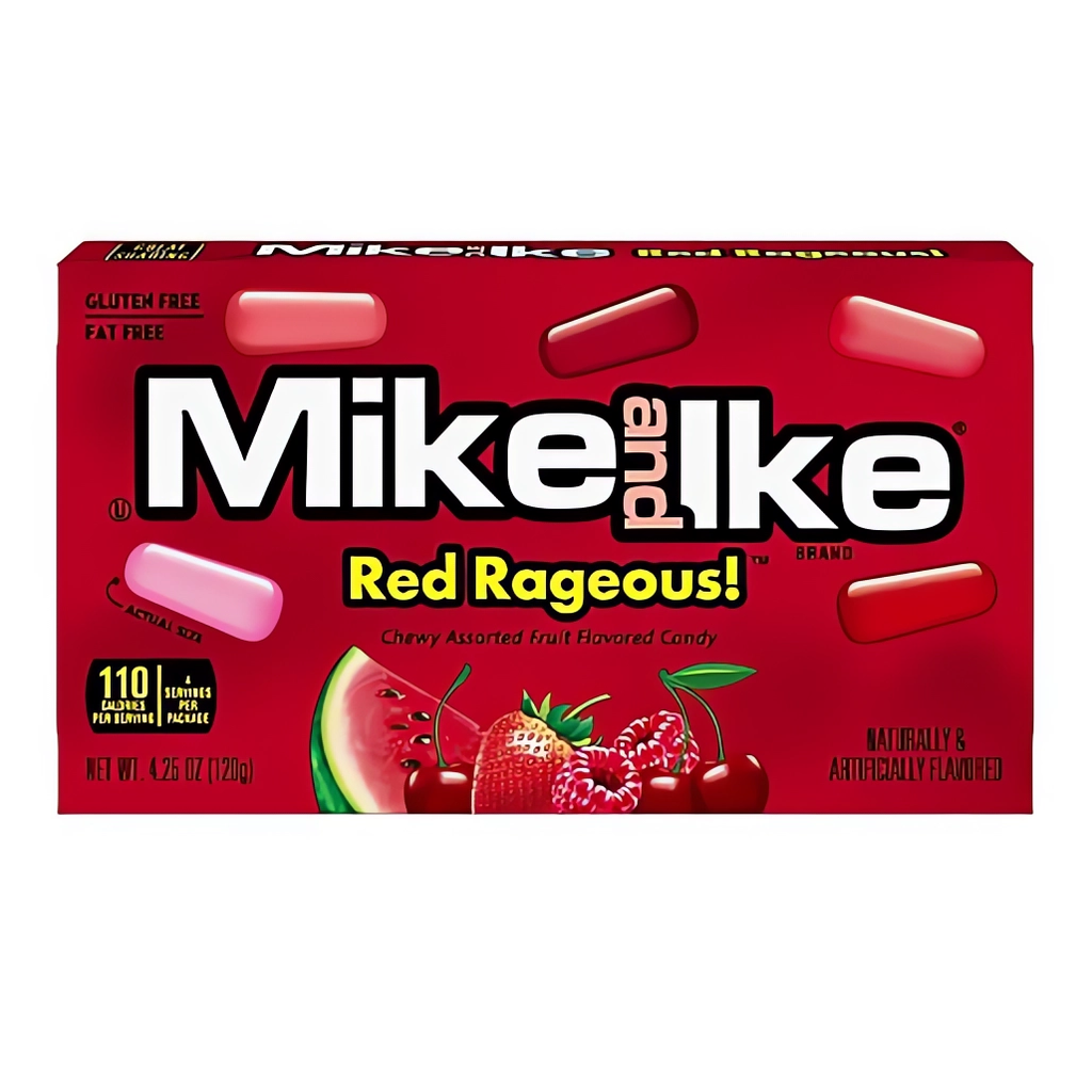 Mike and Ike Red Rageous! 120g (1x12)