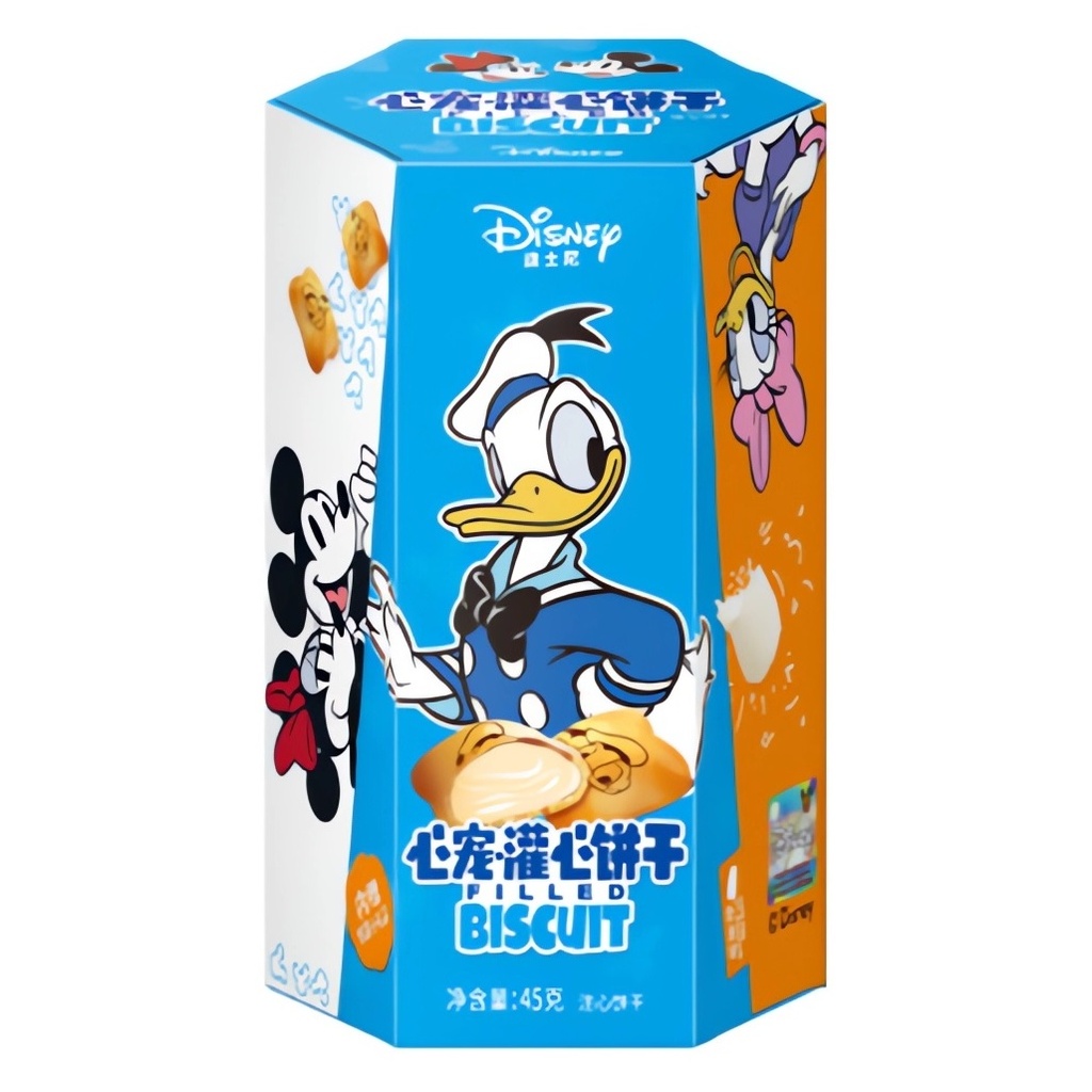 Disney Filled Biscuit Creamy Asia 45g (1x40)