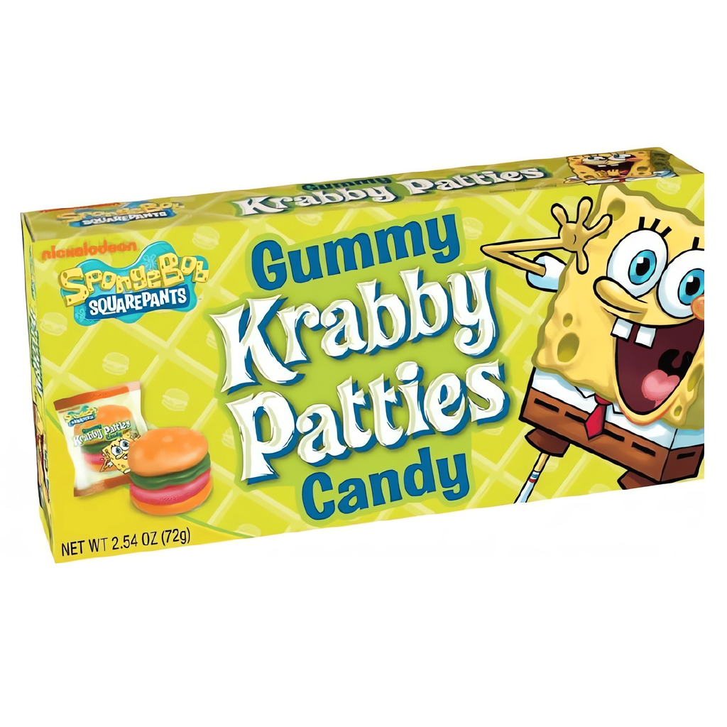 Gummy Krabby Patties Theatre Box 72g (1x12)