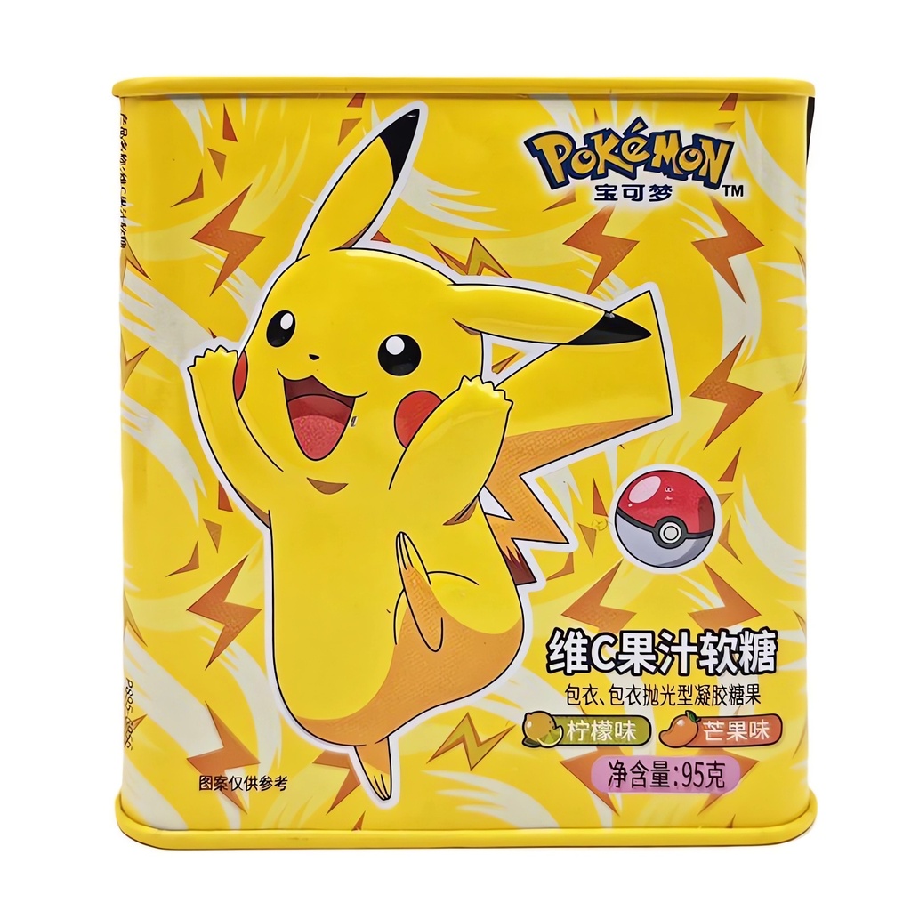 Pokemon Gummies Lemon & Mango Asia 95g (1x48)