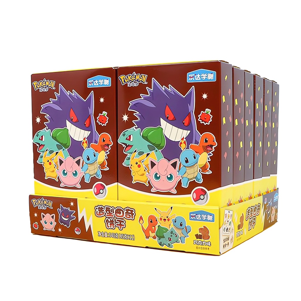 Pokemon Cookie Chocolate Asia 45g (1x48)