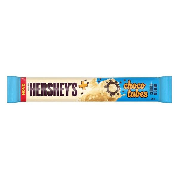 Hershey's Choco Tubes Cookies N' Cream 25g (4x18)