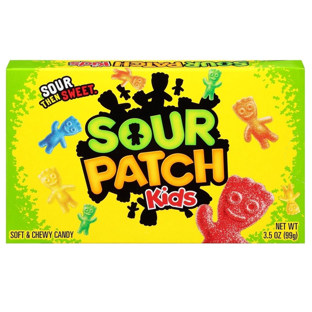 Sour Patch Kids 99g Theatre Box (1x12)