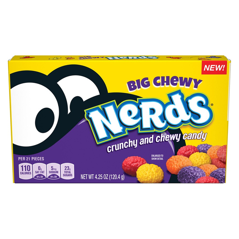 Nerds Big Chewy Video Box 120g (1x12)