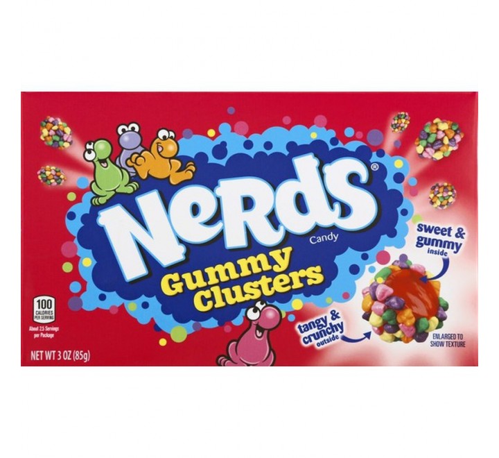 Nerds Gummy Clusters 85g (1x12)