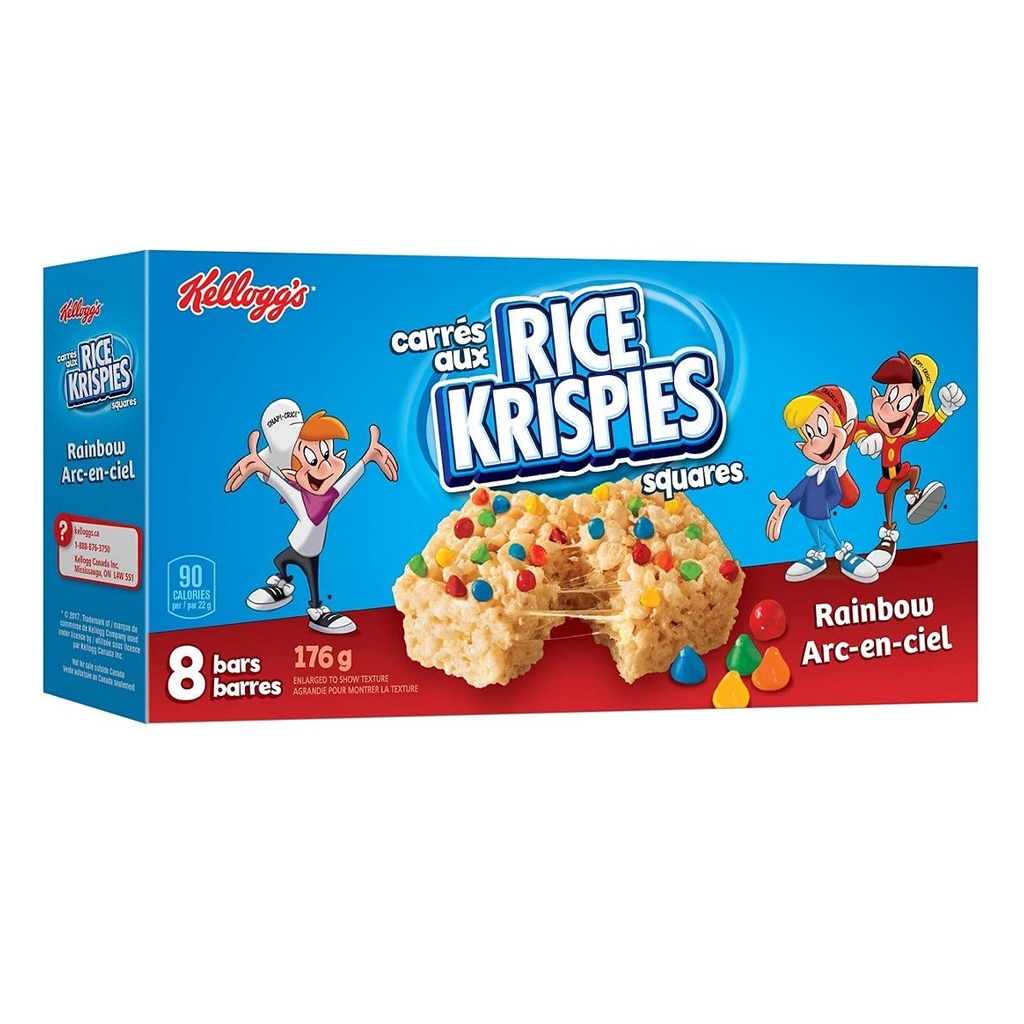 Rice Krispies Squares Rainbow 176g (1x12)