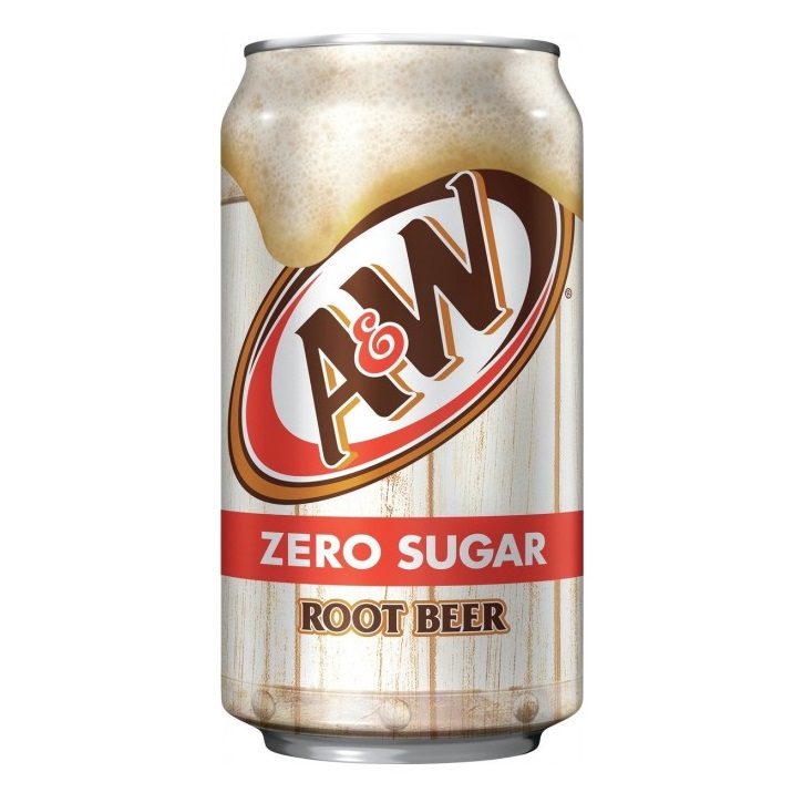 A&W Root Beer Zero 355ml (1x12)