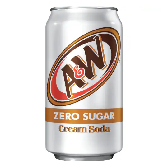 A&W Cream Soda Zero 355ml (1x12)