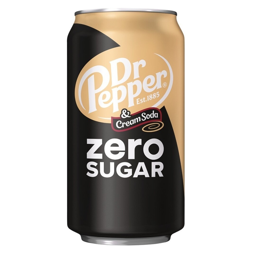 Dr Pepper Cream Soda Zero 355ml (1x12)
