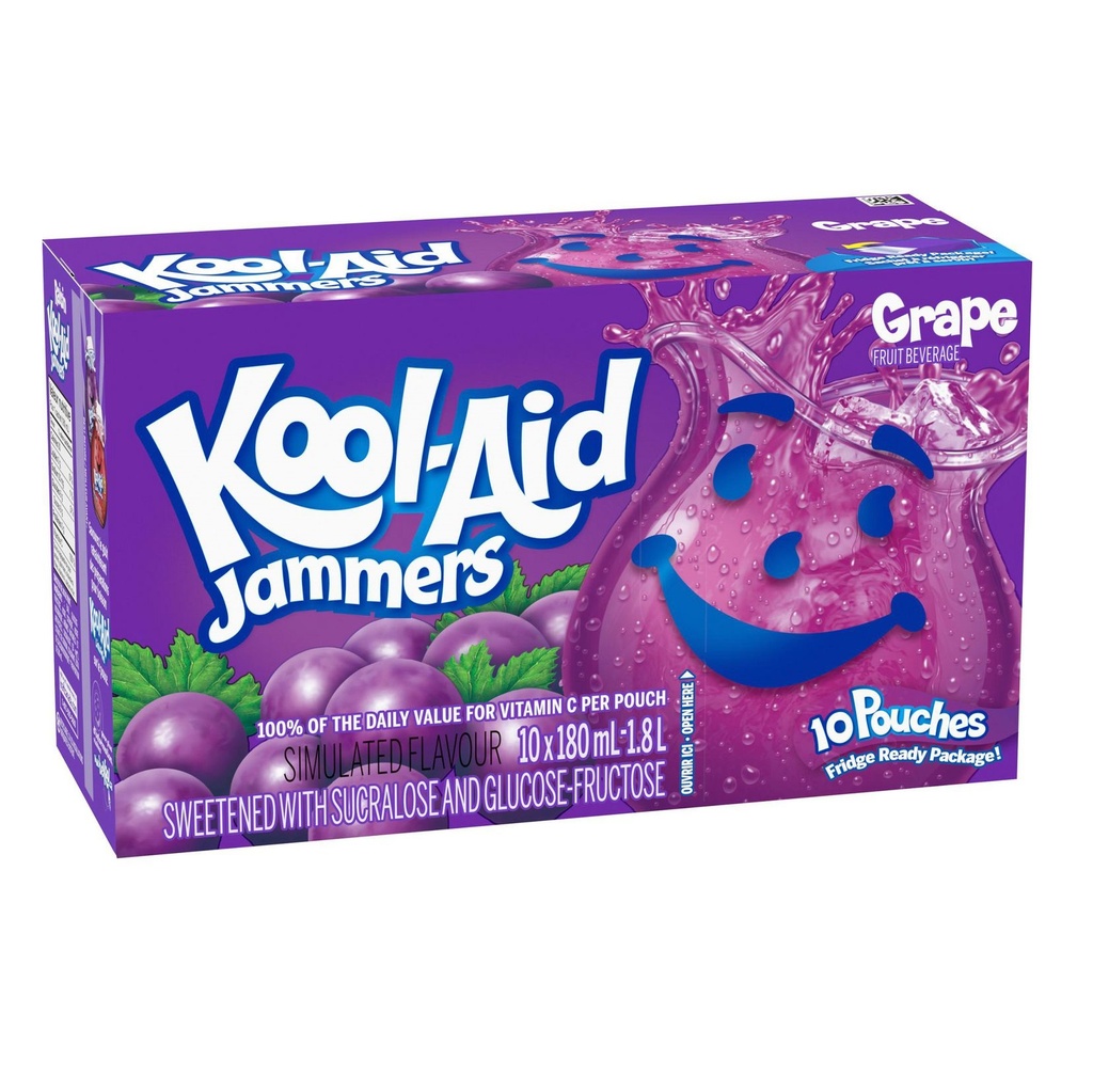 Kool Aid Jammers Grape 180ml (1x40)