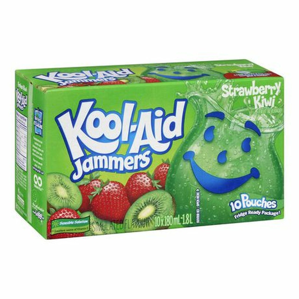 Kool Aid Jammers Strawberry Kiwi 180ml (1x40)