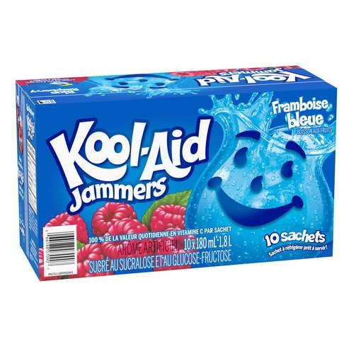 Kool Aid Jammers Blue Raspberry 180ml (1x40)