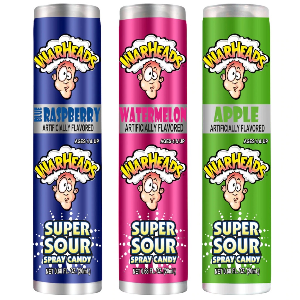 Warheads Super Sour Spray 20ml (1x12x24)