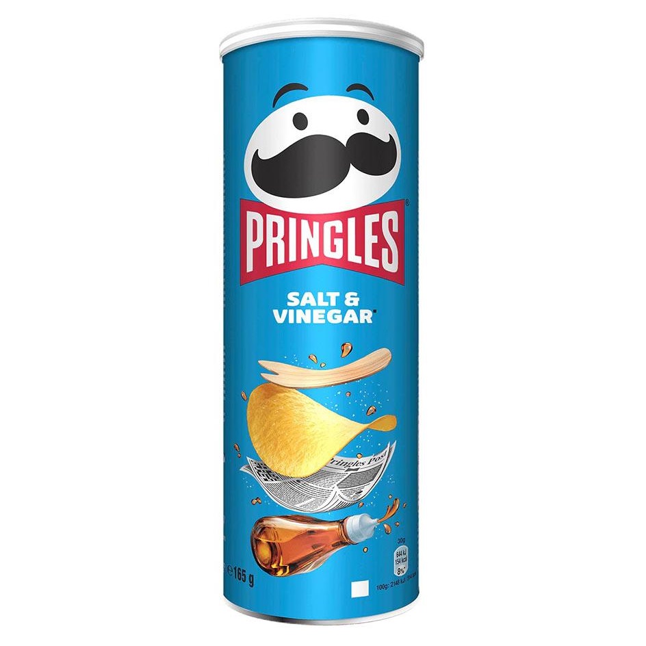 Pringles Salt & Vinegar 168g (1x14)