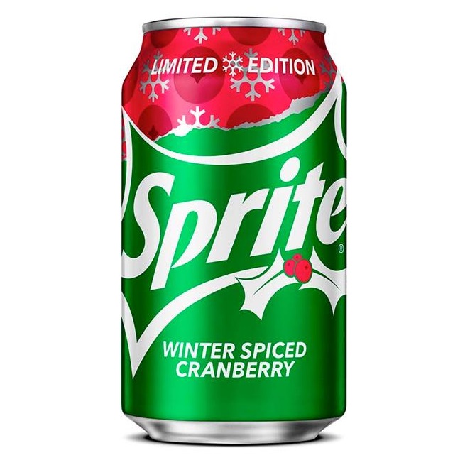 Sprite Winter Spiced Cranberry 355ml (1x12)