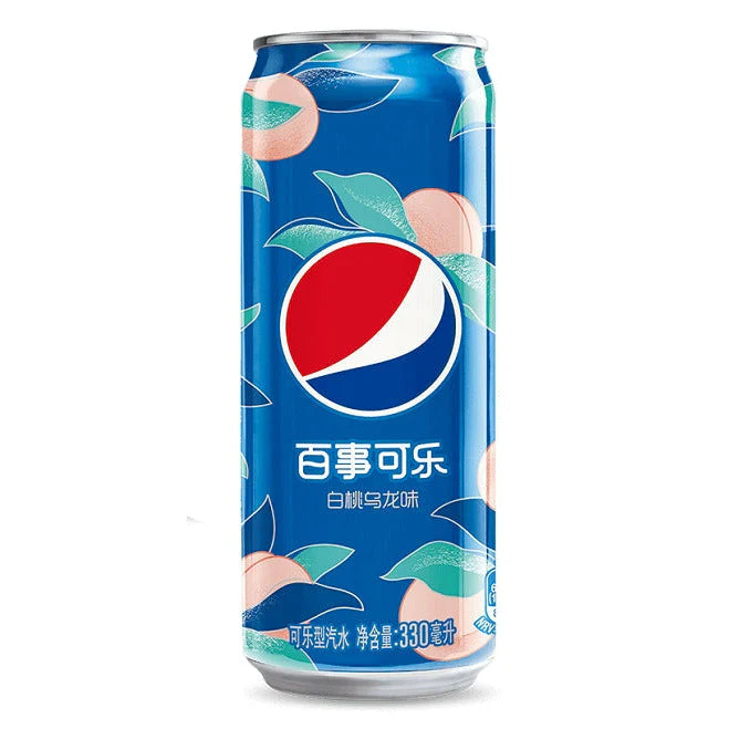 Pepsi Peach Oolong Asia 330ml (1x12)