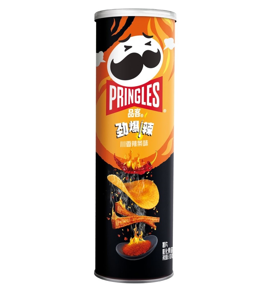 Pringles Spicy Strip Asia 110g (1x20)