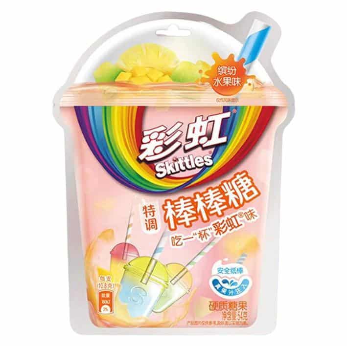 Skittles Mixed Fruit Lollipops Asia 54g (1x8x4)