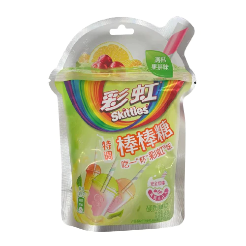 Skittles Fruit Tea Lollipops Asia 54g (1x8x4)