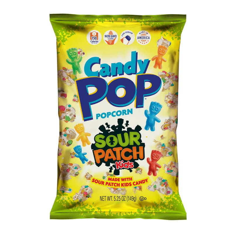 Candy Pop Sour Patch Popcorn 149g (1x12)