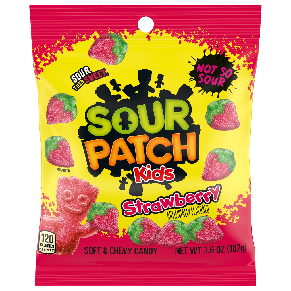 Sour Patch Kids Strawberry 102g (1x12)