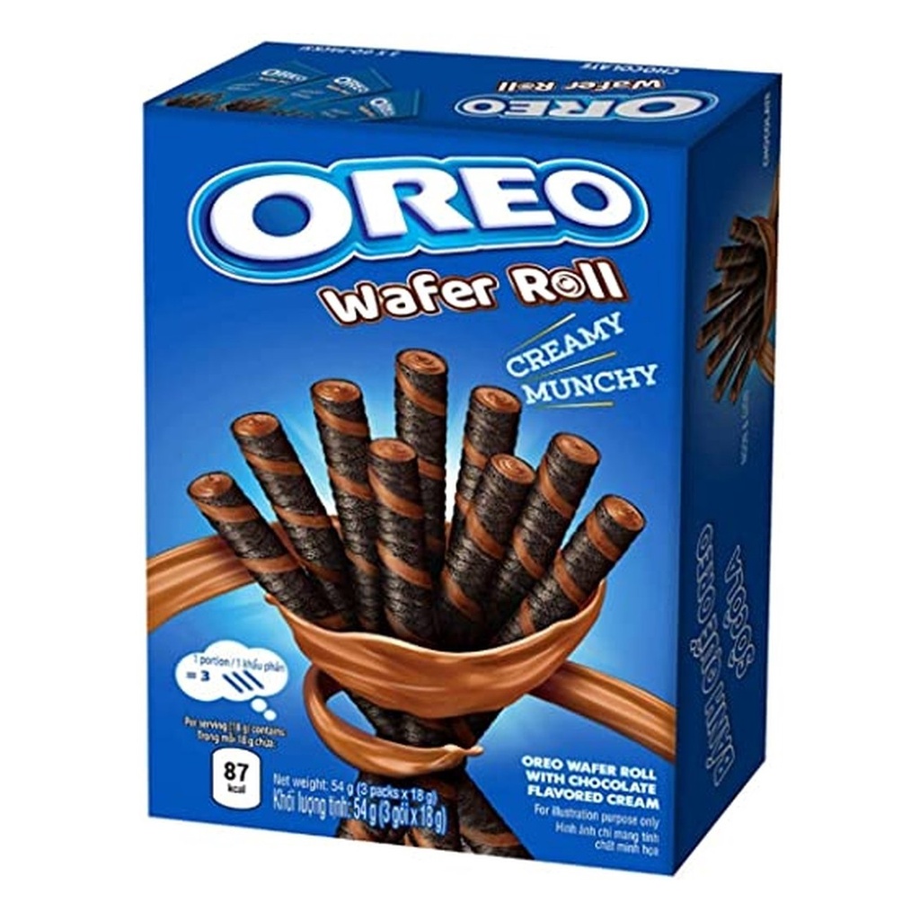 Oreo Wafer Roll Chocolate Asia 54g (1x20)