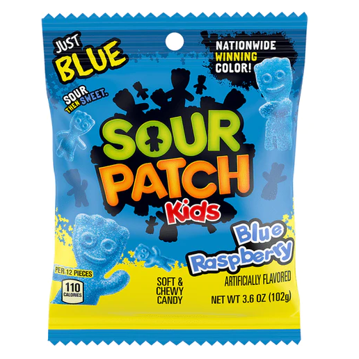 Sour Patch Kids Blue Raspberry 102g (1x12)