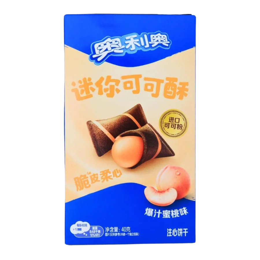 Oreo Mini Cocoa Crisp Peach Asia 40g (1x24)