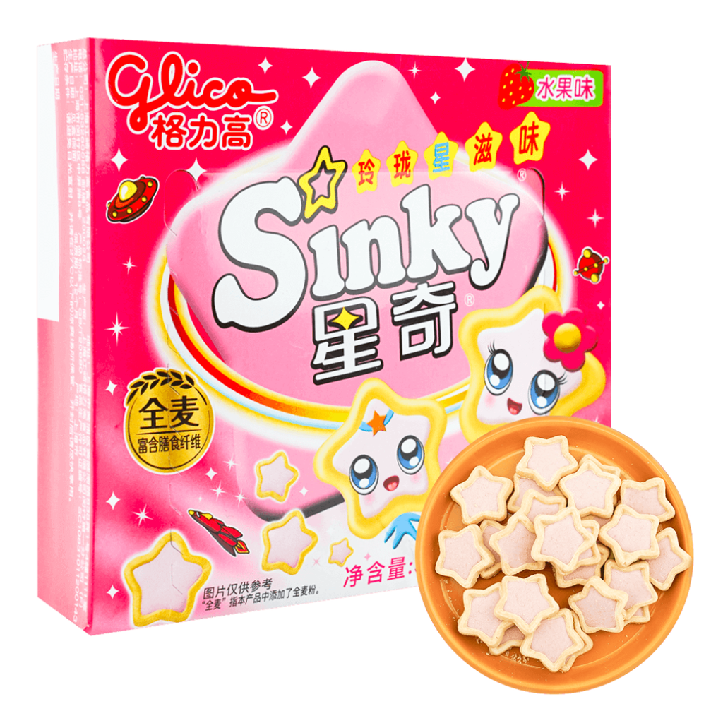 Sinky Sandwich Biscuits Fruit Asia 60g (1x24)